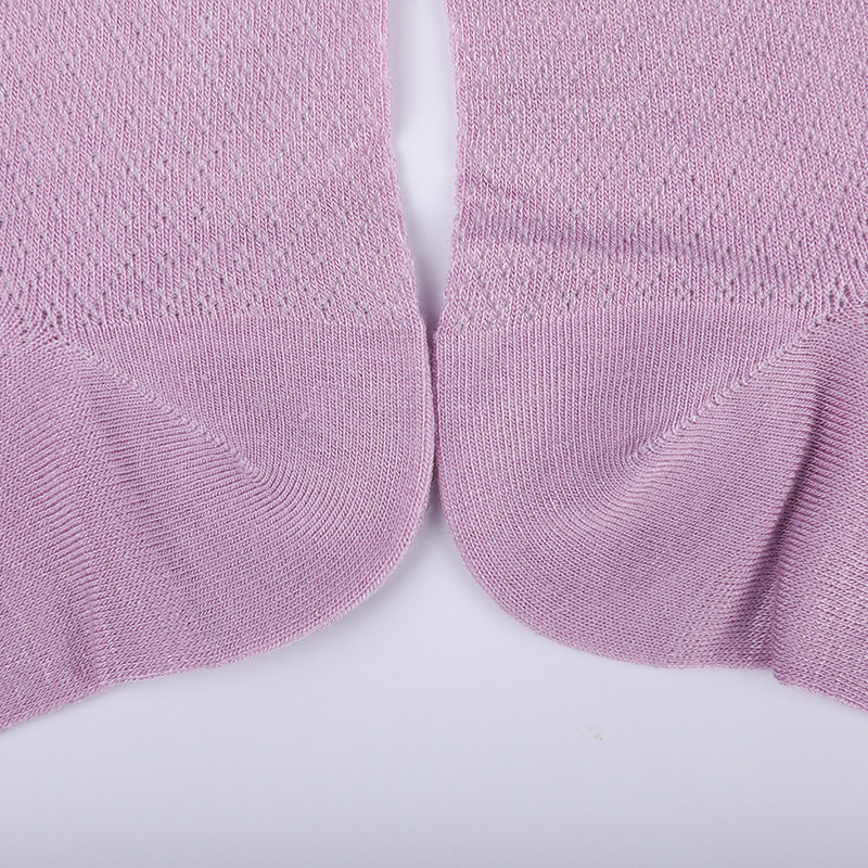 নরম বাঁশের ফাইবার নাইলন ব্যাগ, পাতলা ছোট হীরার ক্যাজুয়াল মহিলাদের মোজা, হাতে সেলাই করা মহিলাদের মোজা WSD1689