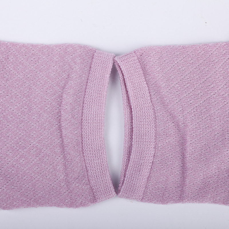 নরম বাঁশের ফাইবার নাইলন ব্যাগ, পাতলা ছোট হীরার ক্যাজুয়াল মহিলাদের মোজা, হাতে সেলাই করা মহিলাদের মোজা WSD1689